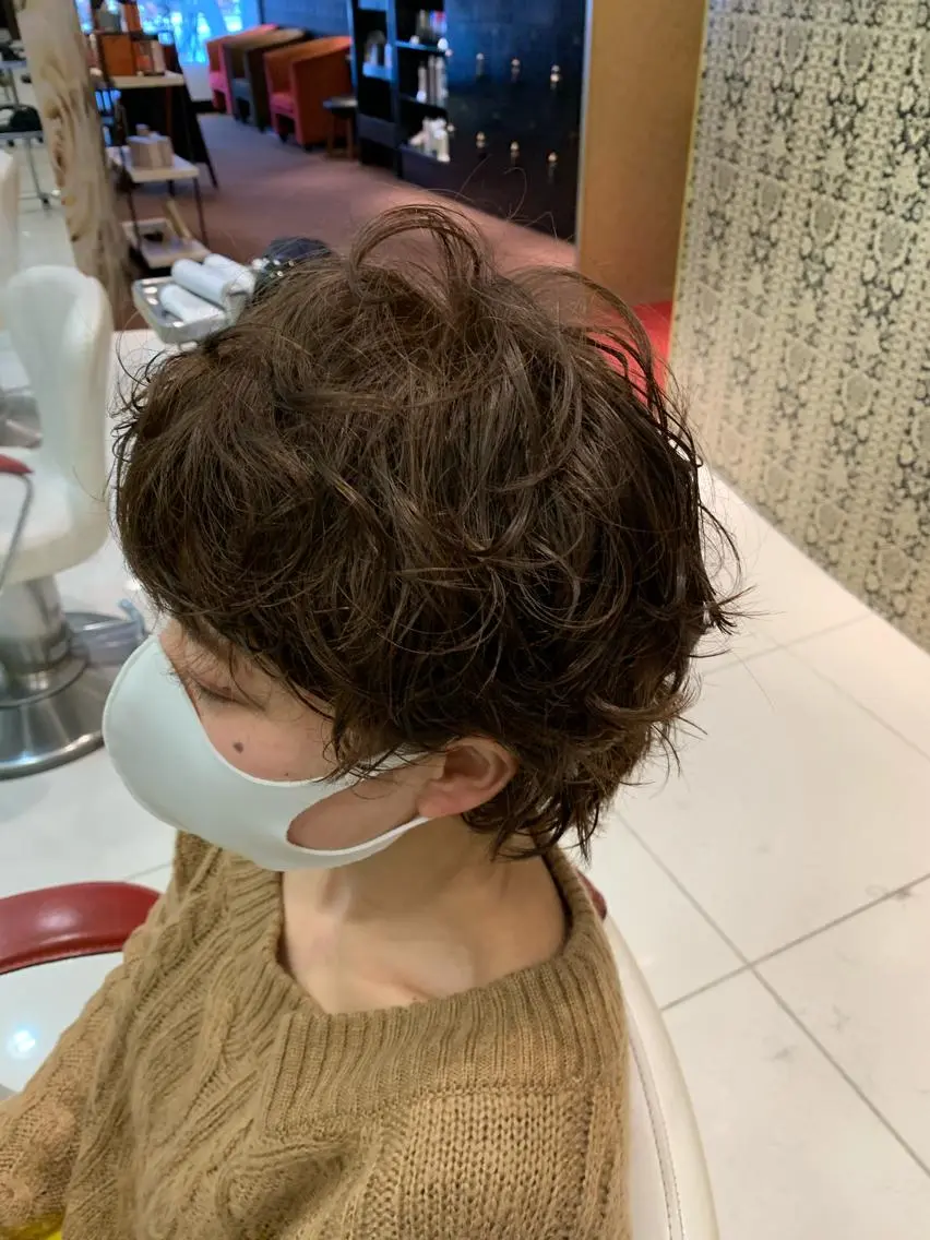 ショート 縮毛矯正/パーマ EARTH髙橋のヘアスタイル