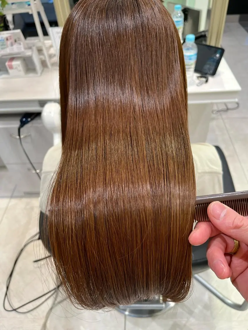 セミロング カラー 髪質改善 トリートメント カット ヘアカラー トリートメント 🥇メンズ特化 伊東輝のヘアスタイル