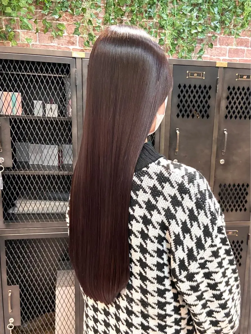 ロング カラー カット 縮毛矯正 トリートメント ERI  / newi町田のヘアスタイル