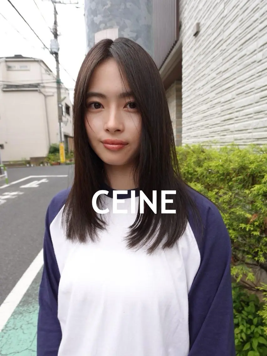 ショート カラー パーマ ヘアカラー トリートメント CEINE OURのヘアスタイル