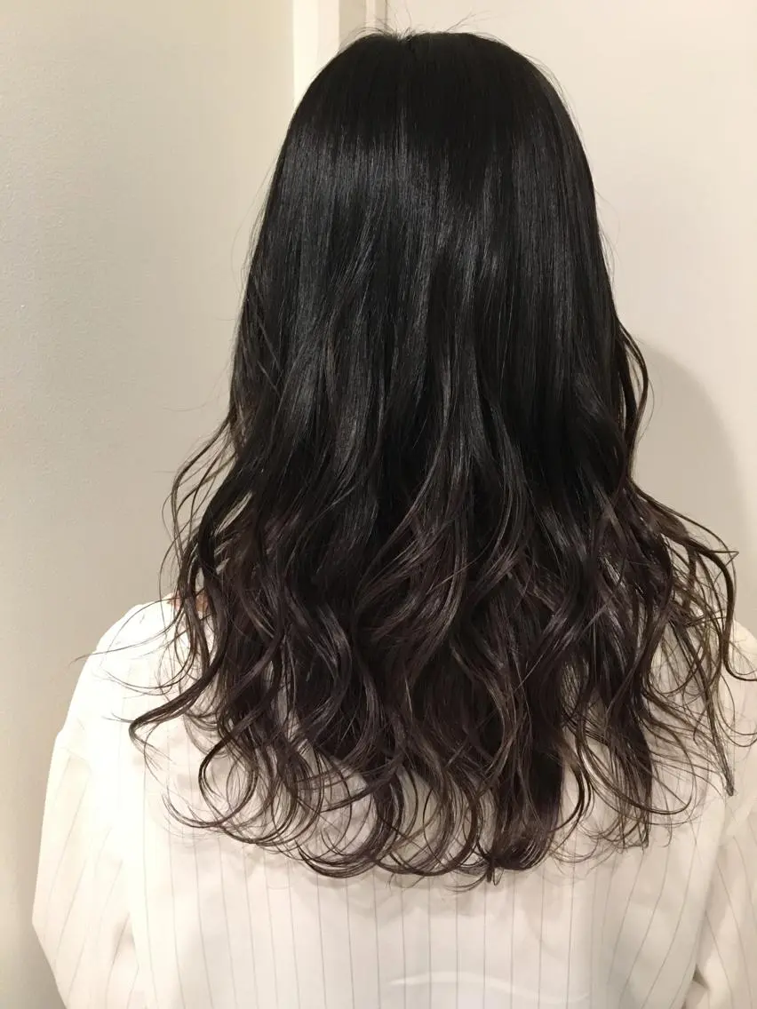 ロング カラー 🌈評価No.1🌈 艶髪カラー❌エクステのヘアスタイル