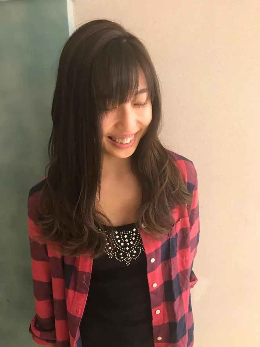 セミロング レイヤー/縮毛矯正 髪質改善/e_kiのヘアスタイル