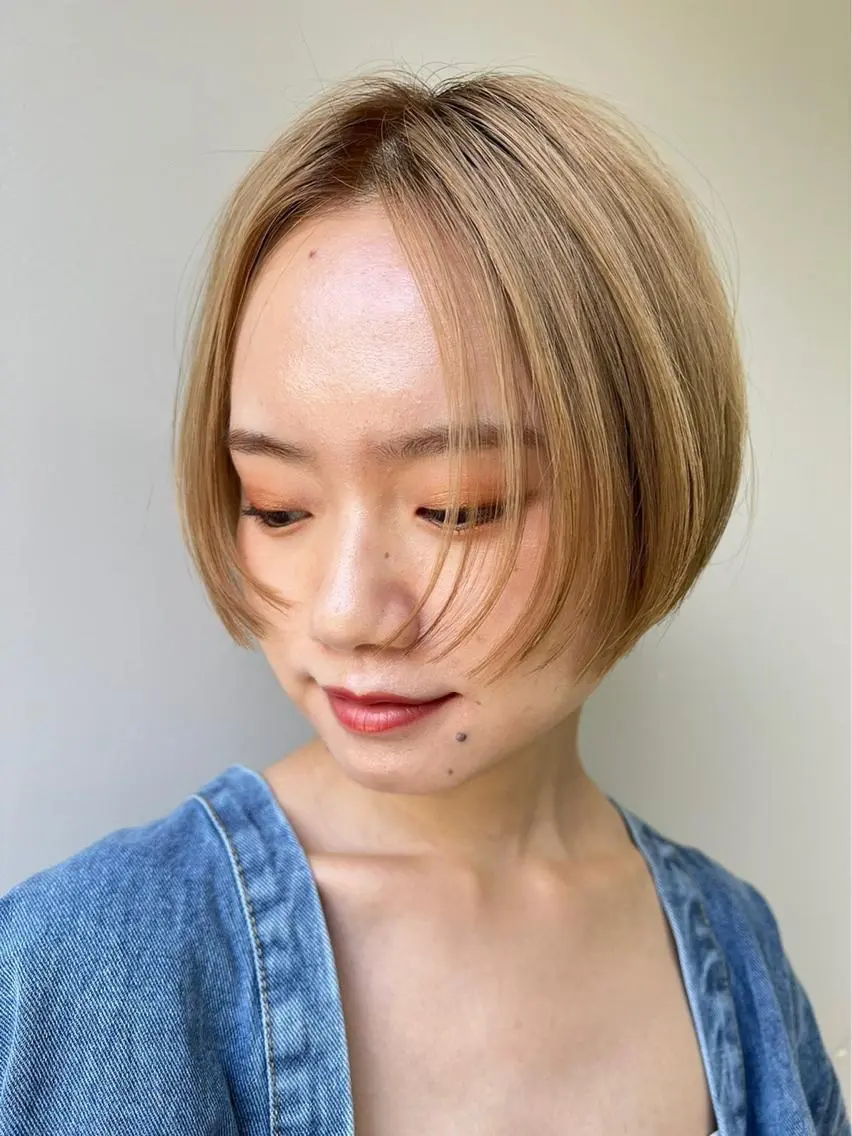 ショート カラー 渋谷  中性ヘア あかりのヘアスタイル