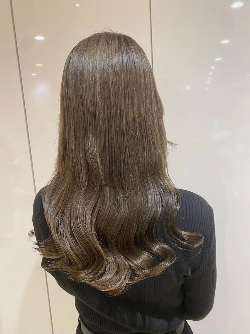 ロング カラー 🩵波巻き/ツイスパ HARU💎のヘアスタイル