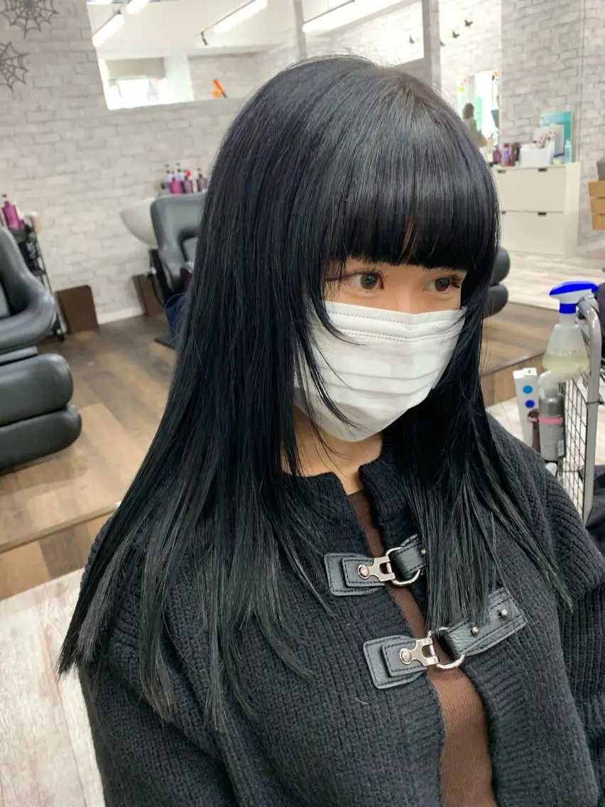 ロング カラー パーマ ヘアアレンジ メンズ キッズ ネイル マツエク・マツパ アイブロウ メンズバレイヤージュ メンズブリーチ メンズハイライト メンズハイトーン メンズインナーカラー 🐺ウルフ×ハイトー ン🖤Yukinoのヘアスタイル