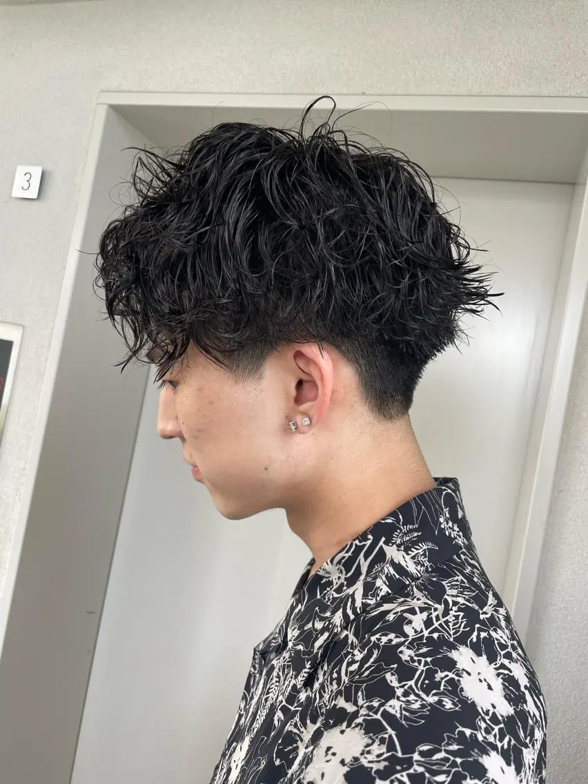 ショート パーマ メンズ メンズ似合わせ🪞 kotoriのヘアスタイル