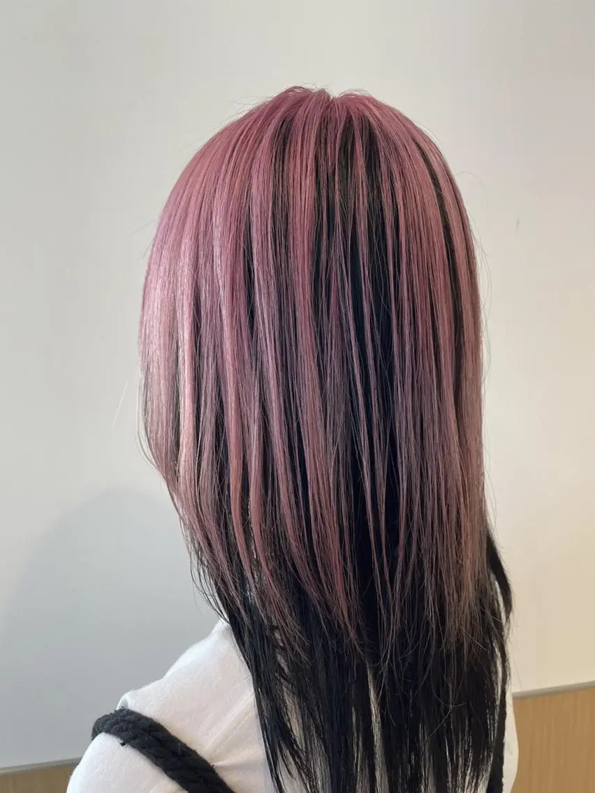 ショート カラー ブルーカラー デザインカラー インナーカラー ピンクカラー シルバー カット ヘアカラー 伊勢崎/nap hair 栗原大輔のヘアスタイル