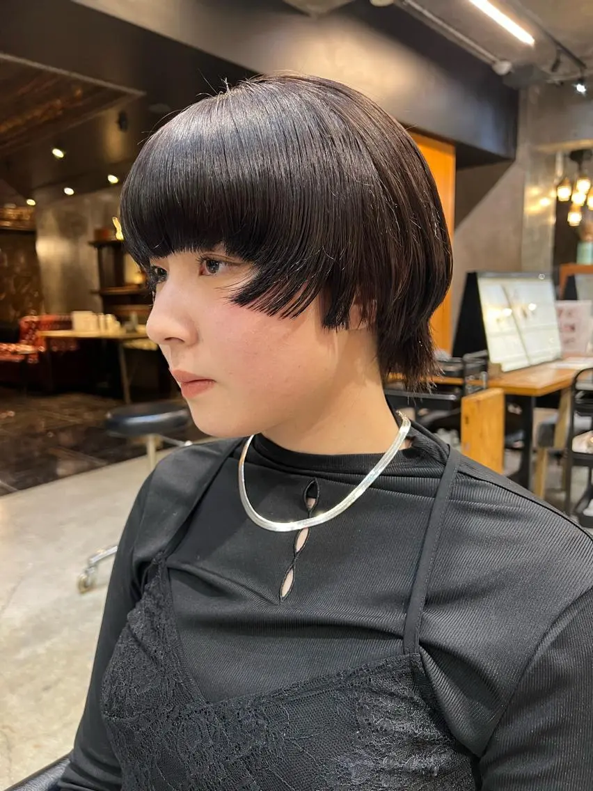 ショート カラー 圧倒的デザイン力 店長🎨RENAのヘアスタイル
