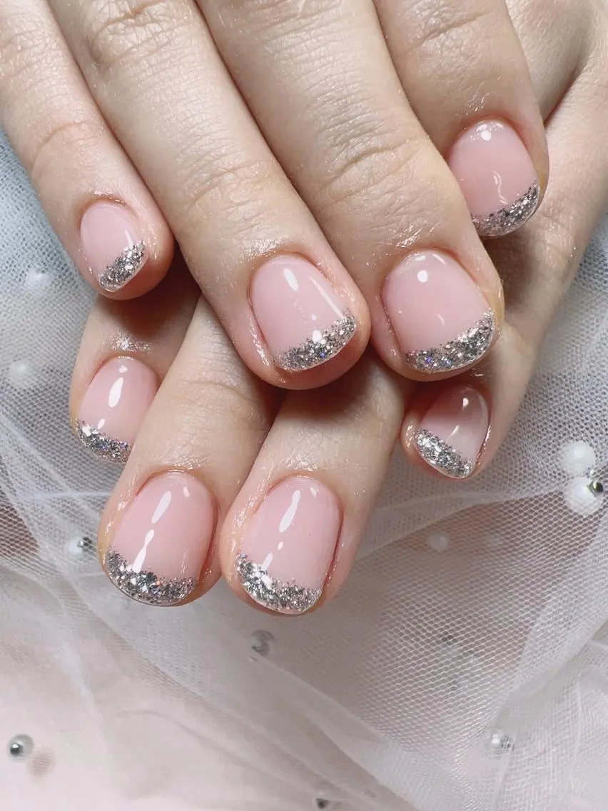 ショート カラー ネイル フレンチネイル ハンドネイル Nail NaNaのネイルデザイン