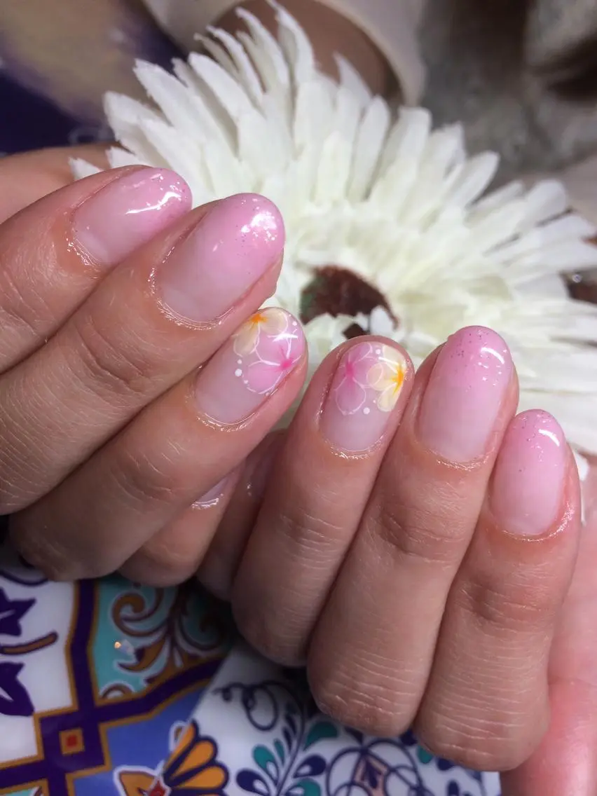ネイル グラデーション フットネイル Nailsalon E's cafeのネイルデザイン