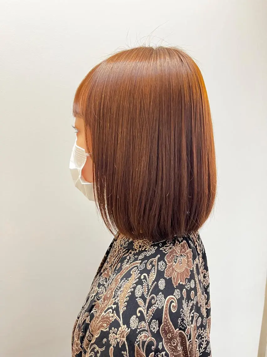 ミディアム ボブ TEMIL HAIR 《まお》のヘアスタイル