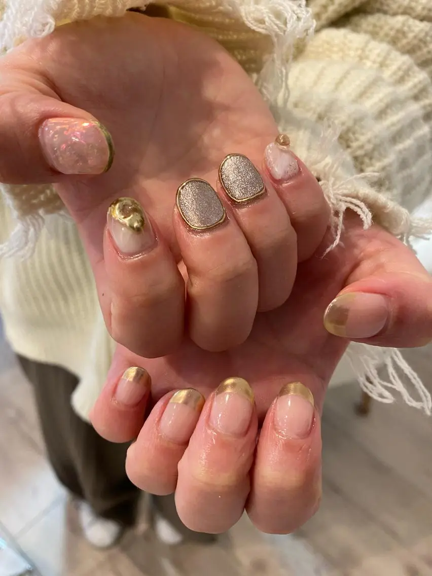 ネイル ハンドネイル 【LINON】 airiのネイルデザイン
