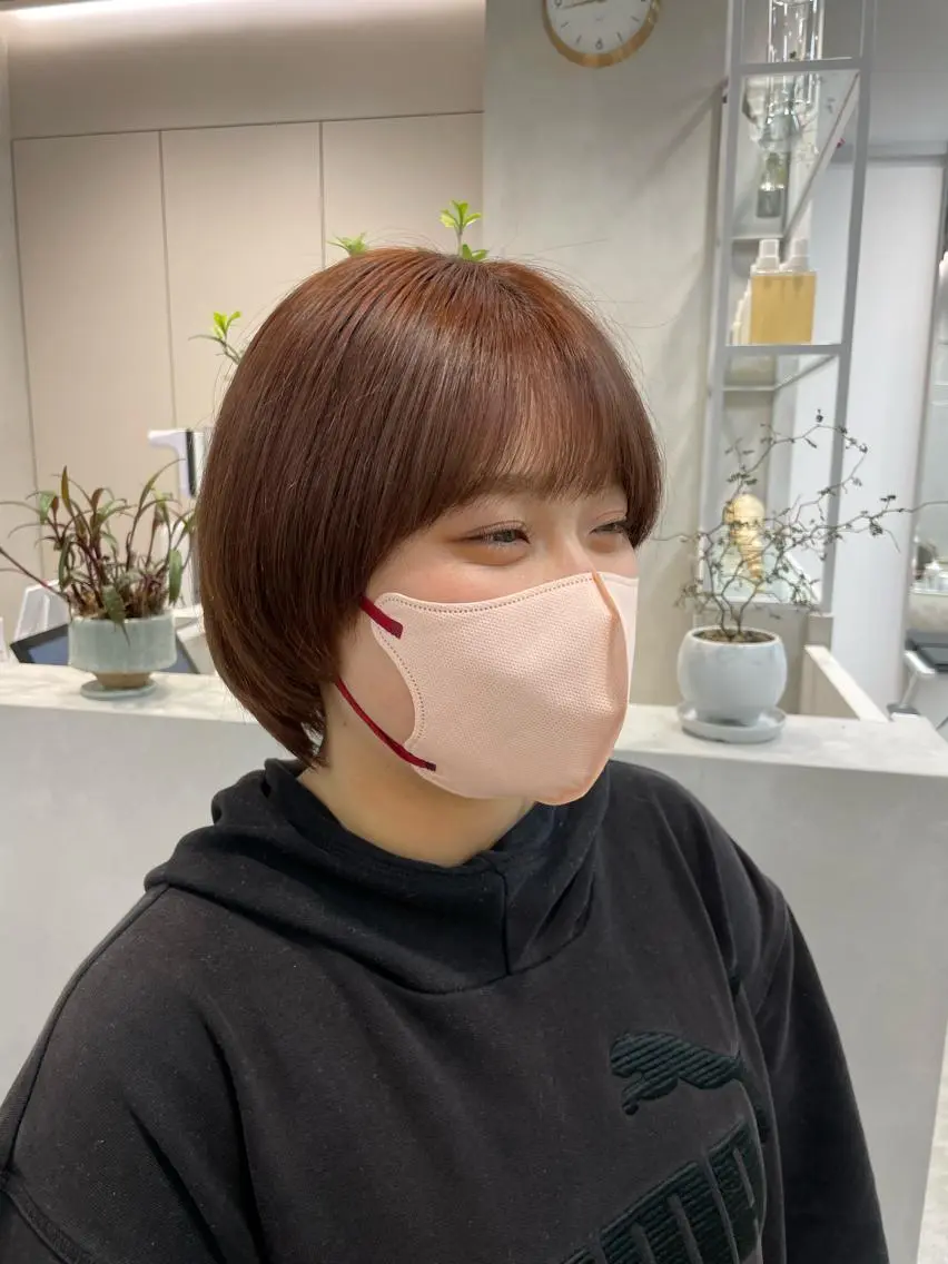ショート 表参道レイヤーカット 髪質改善山岸季生のヘアスタイル