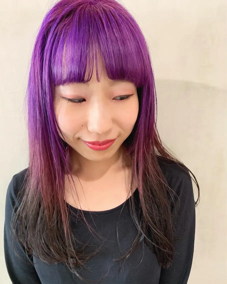 セミロング カラー カット ヘアカラー トリートメント 優作 〜圧倒的信頼〜のヘアスタイル