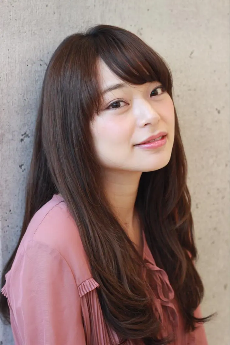 ロング カラー 縮毛矯正 トリートメント 透明感・艶カラー/ 坂田友梨奈のヘアスタイル