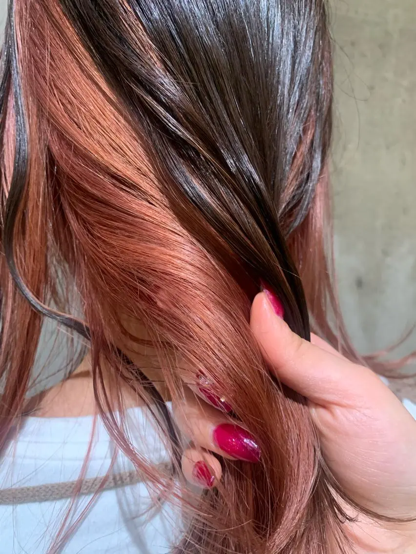 ロング カラー RISAKO レイヤーカット🎀のヘアスタイル