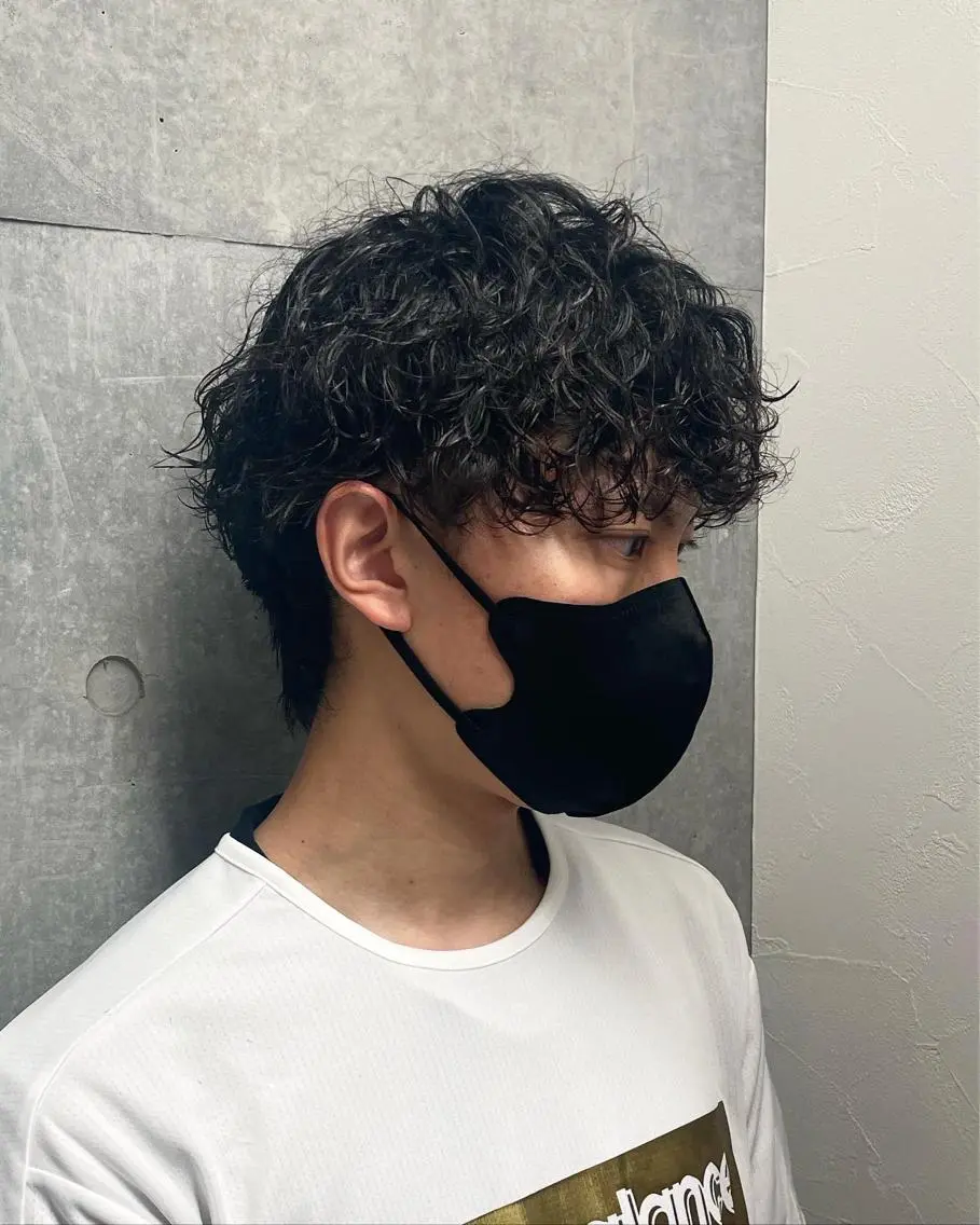 パーマ メンズ メンズモテパーマ💙 fuwaのヘアスタイル