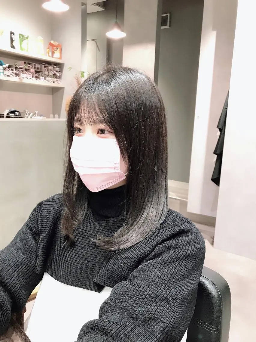 ミディアム カット ヘアカラー パーマ トリートメント ヘッドスパ 佐藤優太朗 似合わせ/髪質改善のヘアスタイル