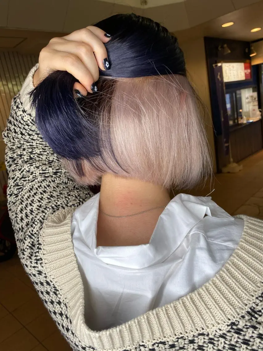 ショート カラー パーマ ヘアアレンジ メンズ キッズ ネイル マツエク・マツパ 🌈髪質改善・美髪矯 正・平野瀬乃🌈のヘアスタイル