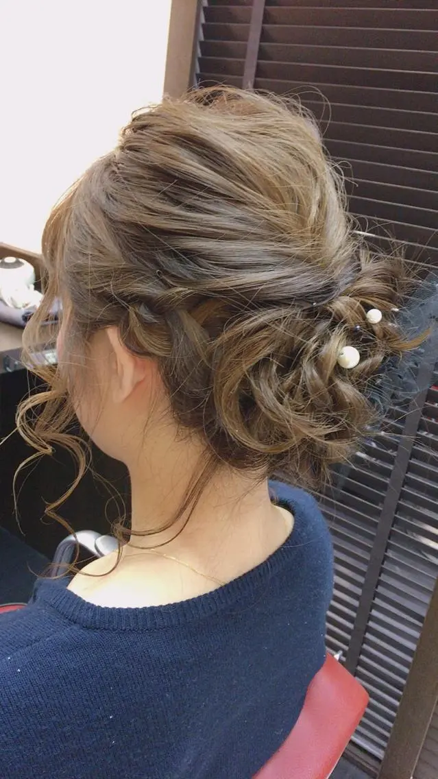 ヘアアレンジ 結婚式・ブライダル Kaede .のヘアスタイル