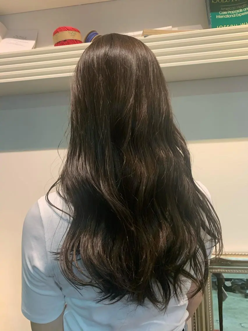 セミロング カット ヘアカラー トリートメント ヘッドスパ ヘアセット 大宮/山口 竣也のヘアスタイル