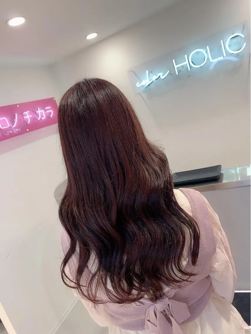 ロング ヘアカラー トリートメント ハイトーン特化サロン 💎MOCA💎のヘアスタイル