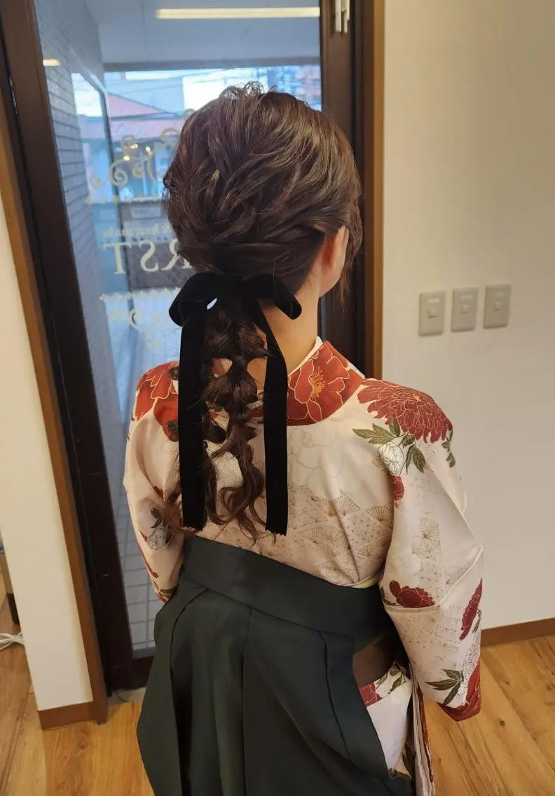 ヘアアレンジ ヘアセット天神駅直結 jrメンバーJUNのヘアスタイル