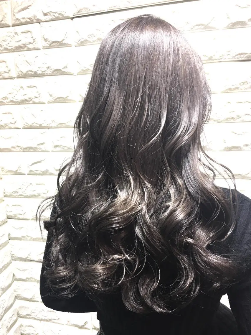 セミロング カラー グレージュ ラベンダーカラー ラベンダーグレージュ ラベンダーグレー カット ヘアカラー ✨U-topia渡邉 大樹【公認資格有】✨のヘアスタイル