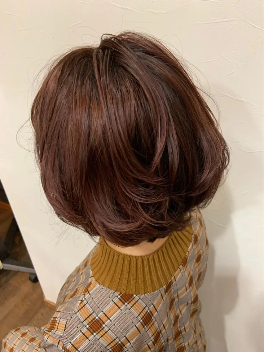 ショート カラー ピンクカラー 🌿子池おりえ 🌿のヘアスタイル