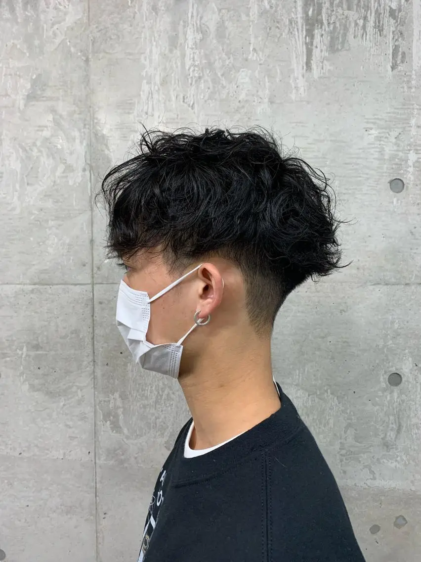 ショート パーマ メンズ クセを最大限に活かす メンズパーマ奈良大祐のヘアスタイル