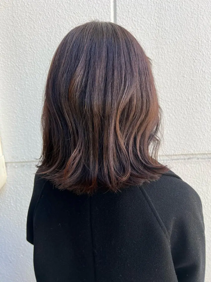 ミディアム 下山 大智のヘアスタイル