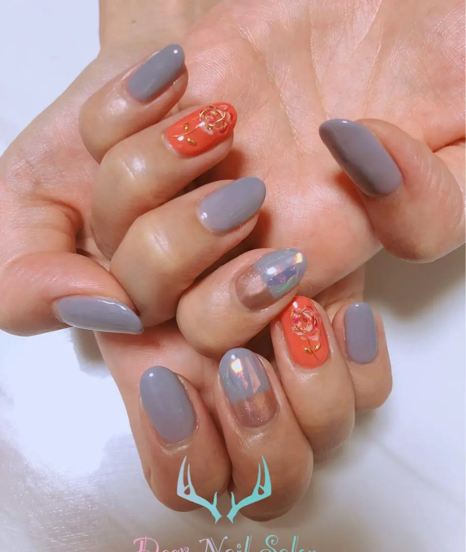 ネイル ハンドネイル ハンドケア Peachy 🍑のネイルデザイン