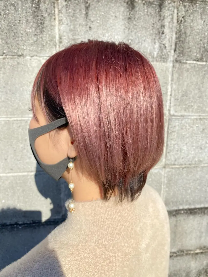 ショート カラー インナーカラー 堀 広夢のヘアスタイル