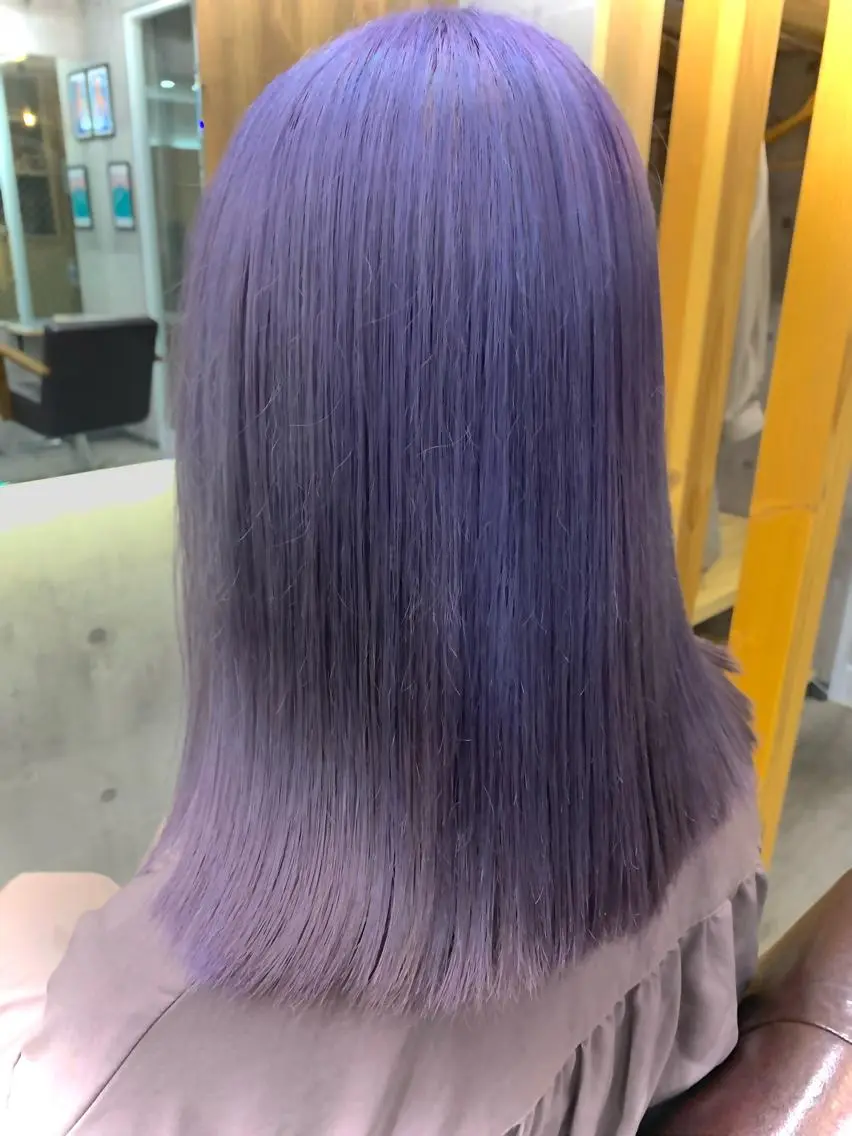 ミディアム カラー バレイヤージュ ブリーチ ケアブリーチ ダブルカラー イヤリングカラー ヘアカラー トリートメント memento 斎藤大覚のヘアスタイル