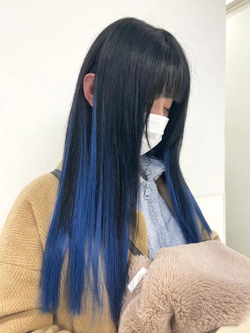 ロング カラー エクステ Amelie yunのヘアスタイル