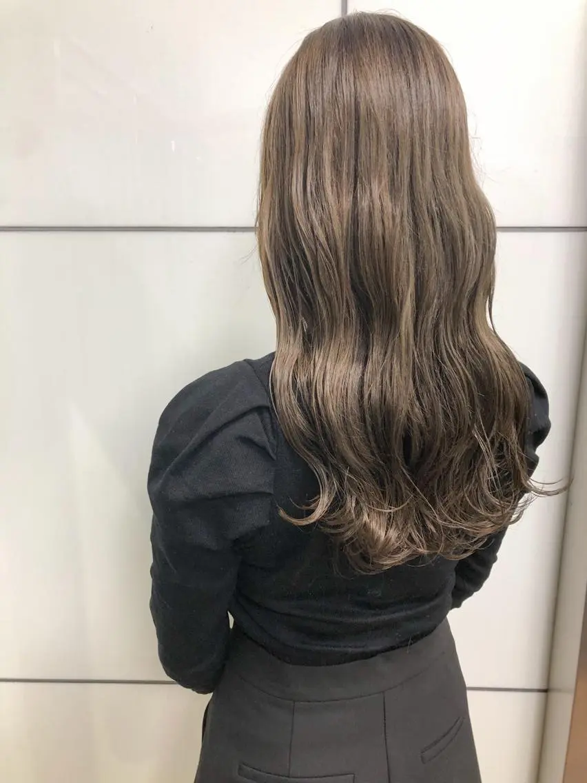 ロング カット ヘアカラー トリートメント シンタニナオト /梅田茶屋町のヘアスタイル
