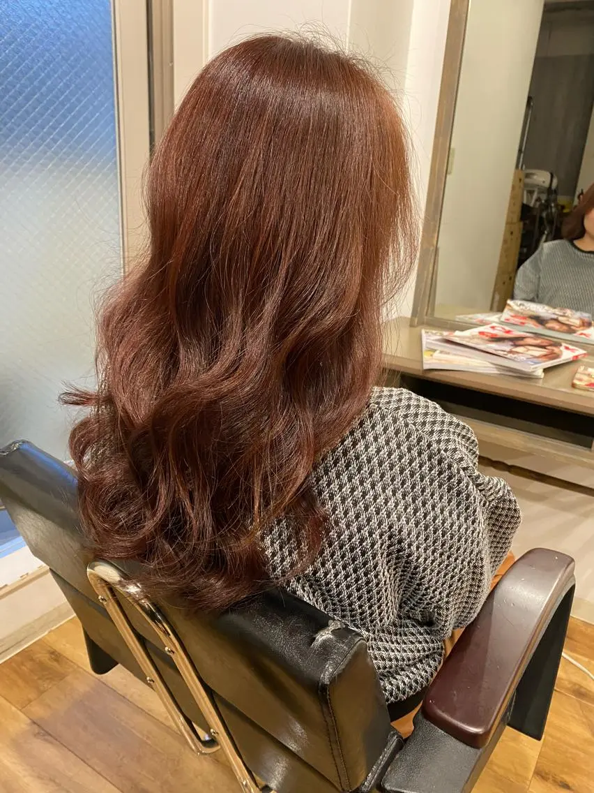 ロング カラー アッシュ 透明感カラー インナーカラー くびれヘア 外国人風カラー ヘアカラー 夜23時まで予約🉑 reverieあきらのヘアスタイル