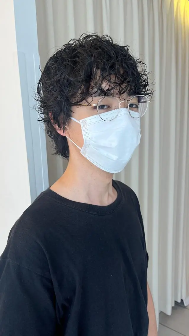 ショート パーマ 吉田 美優のヘアスタイル