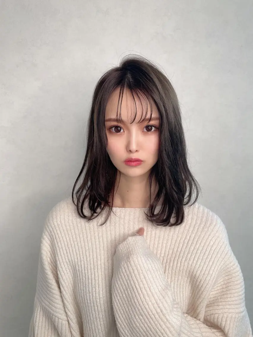 ミディアム 似合わせカット ひがし　まさし JYUNESU副代表のヘアスタイル