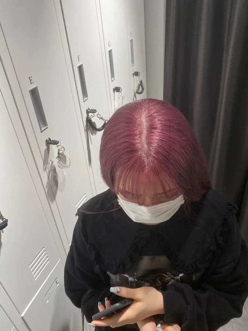 ミディアム カラー esu 天満のヘアスタイル