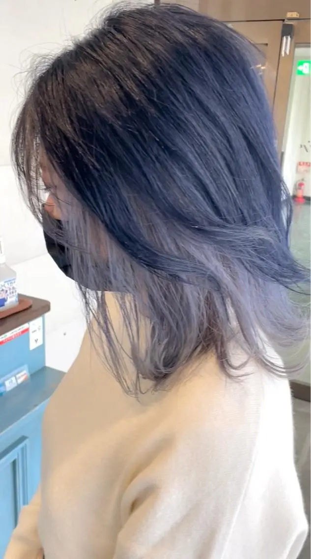 ミディアム カラー ヘアカラー トリートメント ALLEN hair 京橋店のヘアスタイル