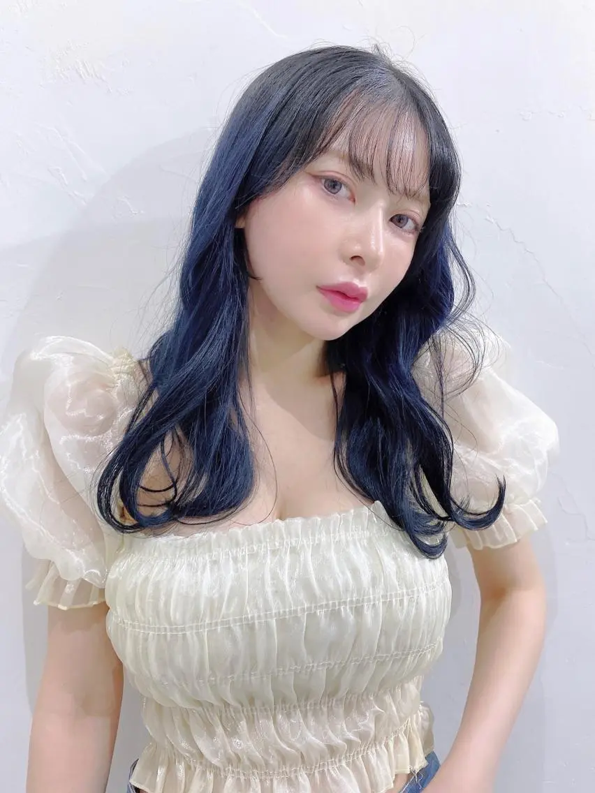 ロング ヘアカラー トリートメント レイヤーカット /透明感カラー西田のヘアスタイル