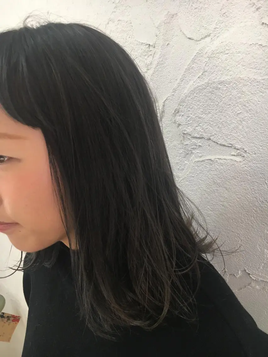 ショート カラー アッシュ ブルーカラー ブルーアッシュ tocca八王子 AYAKAのヘアスタイル