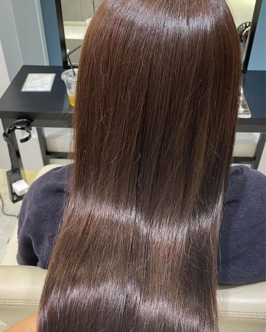 ロング パーマモデル募集🌈 森脇帆南のヘアスタイル