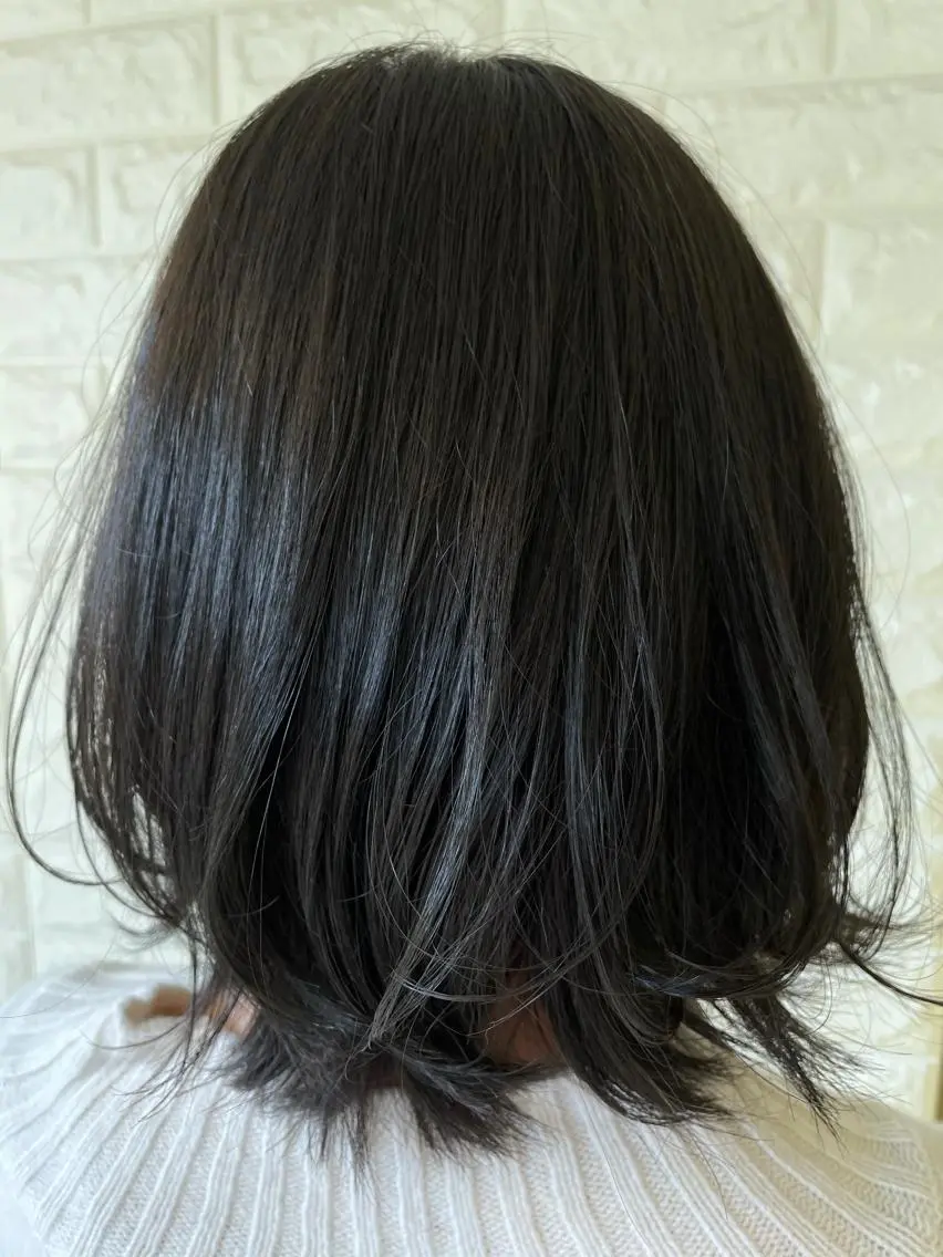 ミディアム カラー 英語ok sohee ソヒ 305号室のヘアスタイル