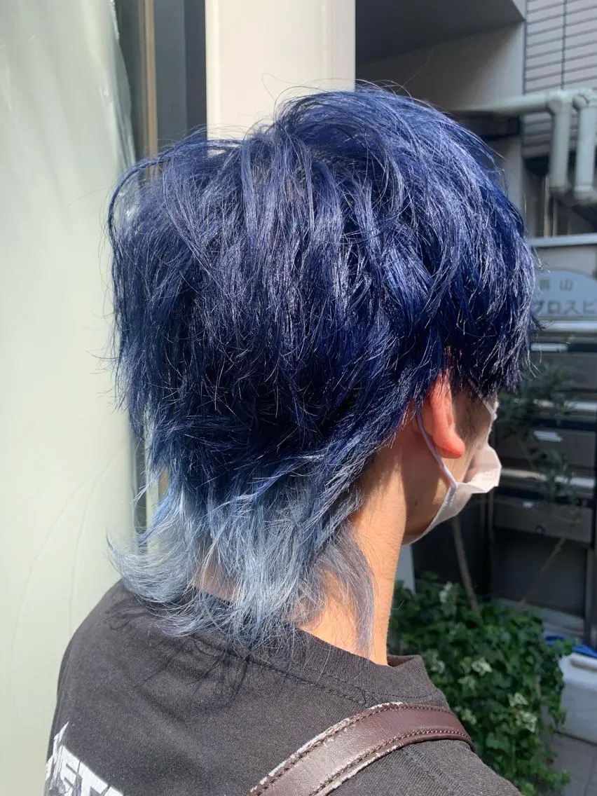 カラー メンズ カット 縮毛矯正 乾かすだけでまとまる /髪質改善西村涼太のヘアスタイル