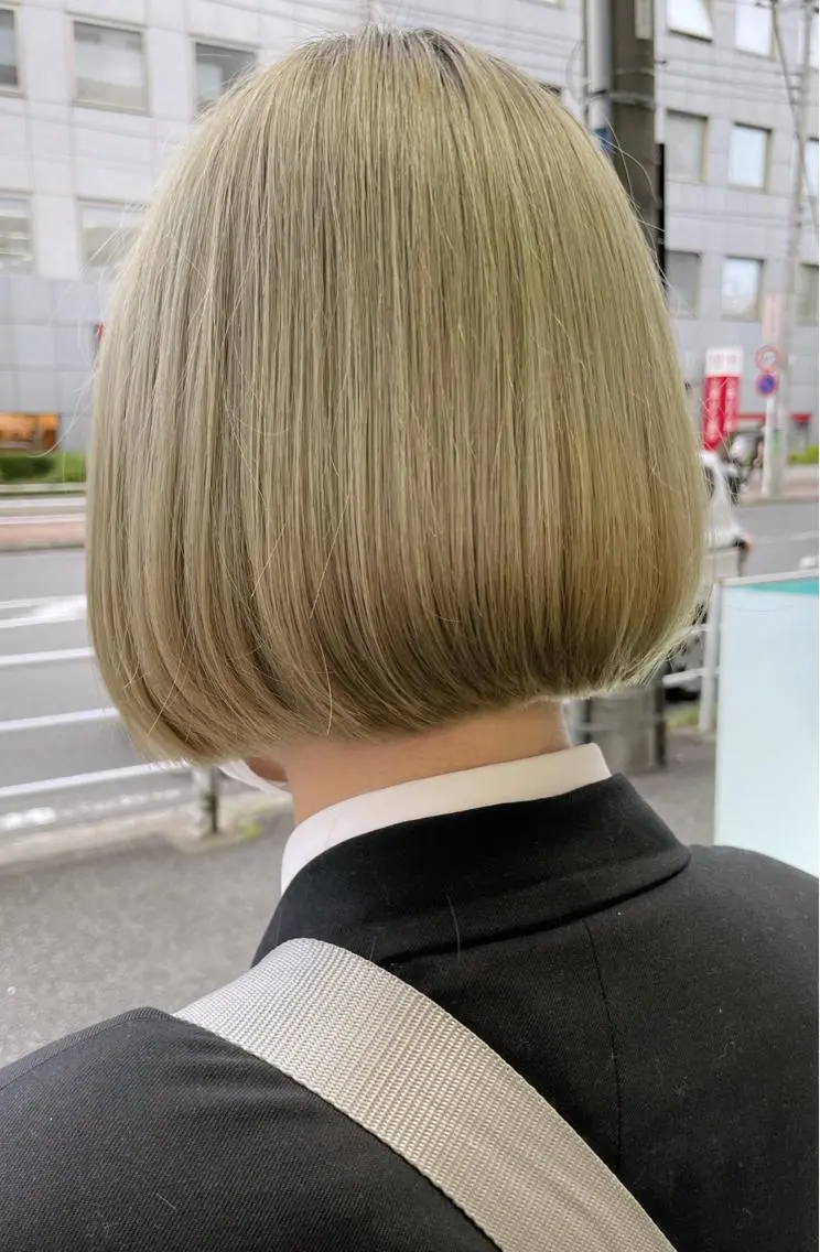 ショート カラー ボブ ショートヘア カット ヘアカラー トリートメント 堀内 翔のヘアスタイル
