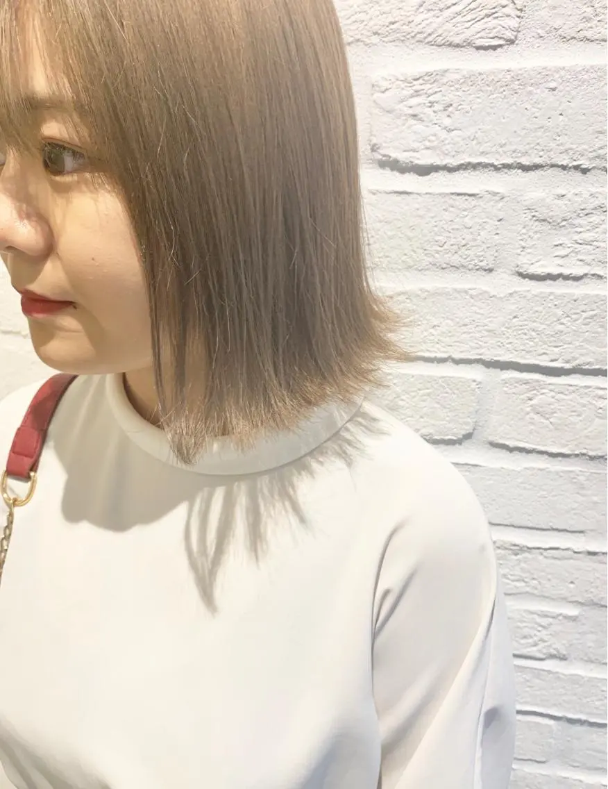 ショート カラー ブリーチ ヘアカラー レイヤー/大人メンズ パーマ🌀 平島拓也のヘアスタイル