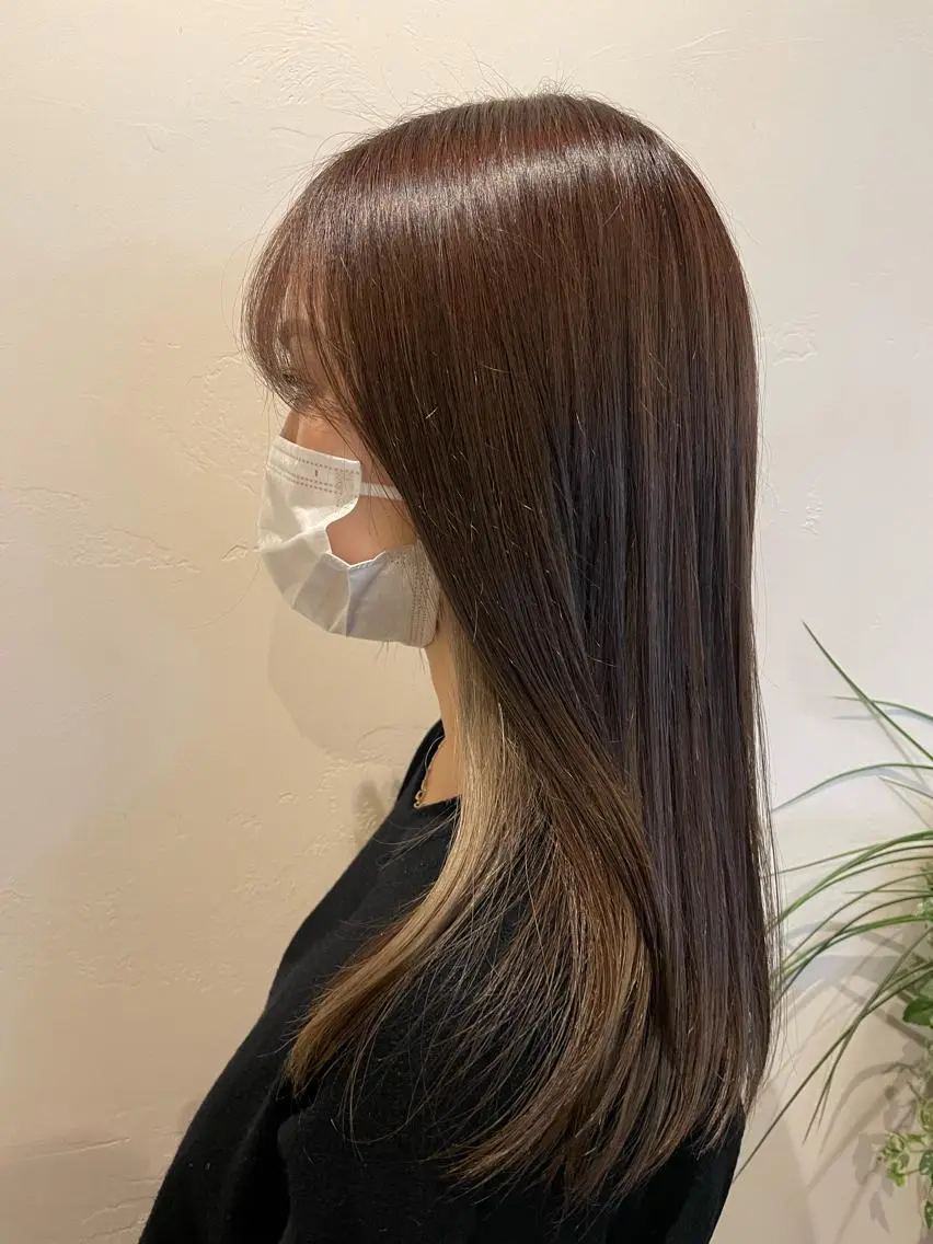 ロング カラー ヘアカラー トリートメント AKALA HAIR 西宮店 Juriのヘアスタイル
