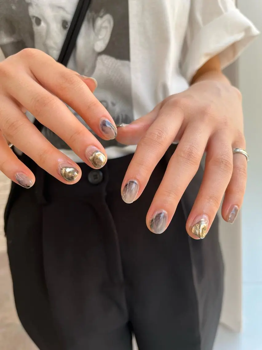 ネイル ニュアンスネイル nail* runa🌻のネイルデザイン